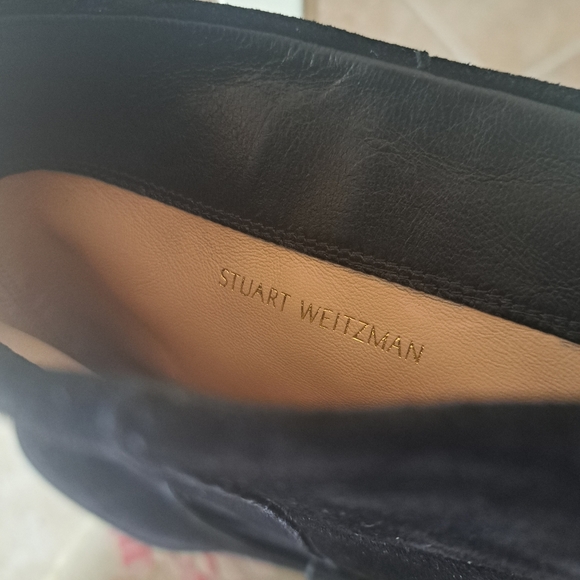 Stuart Weitzman Black Suede boots sz8 Like New gorgeous boot - Picture 8 of 12